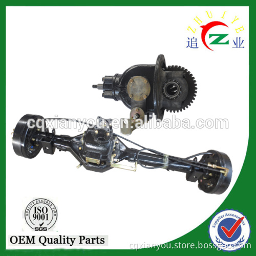 three wheeler motorcycle chassis parts heavy duty rear axle for cargo tricycle